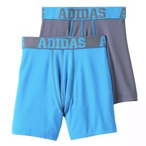 Youth Adidas Climalite Boxer Brief 2 Pack Small